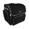 Deluxe Collapsible Rolling Scrapbook Case, Black & Floral